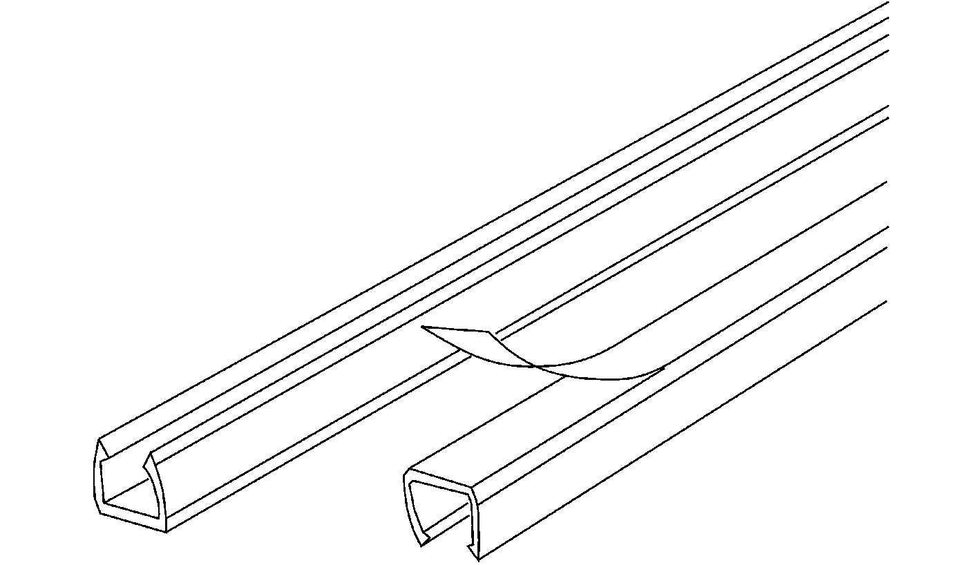 Minikanal LC 57 5x7,5 mm hvid