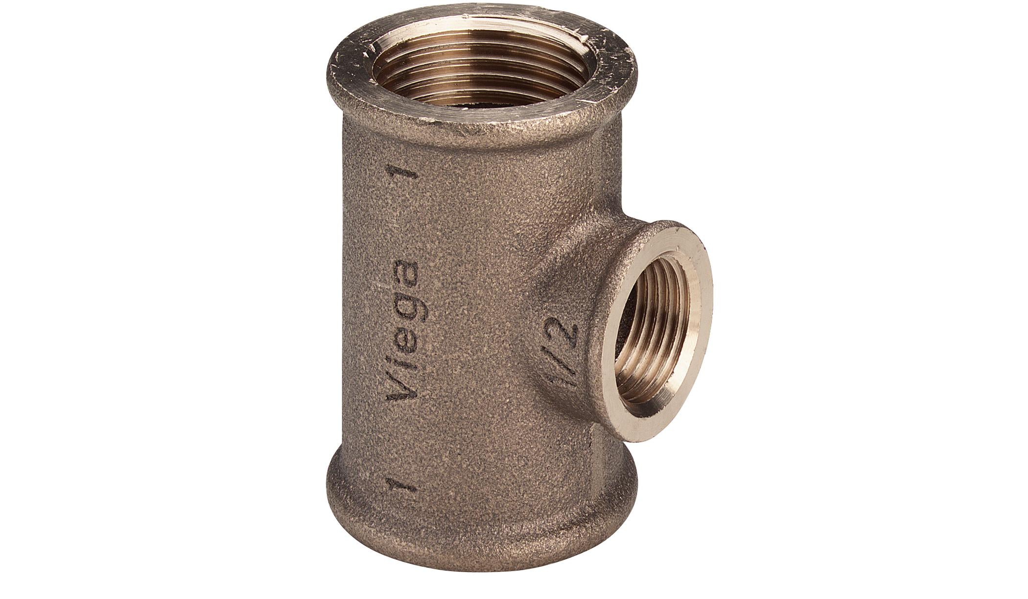 1" Tee Rødgods Silicium Bronze