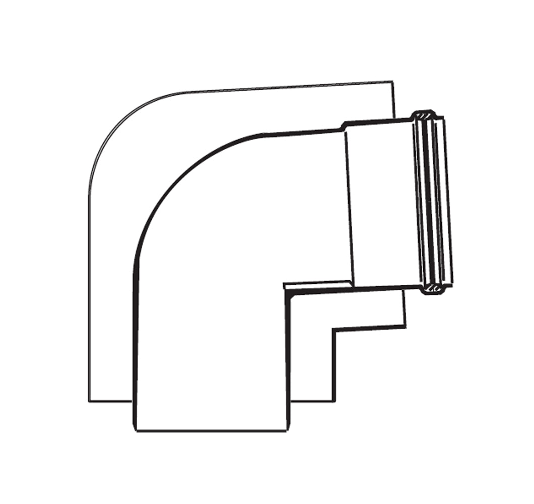 Vaillant EcoTEC bøjning 87° 1 stk. 60/100 mm