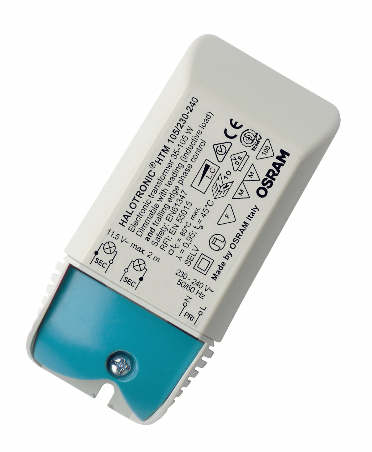 Trafo Elektronisk 12V AC HTM 35-105W