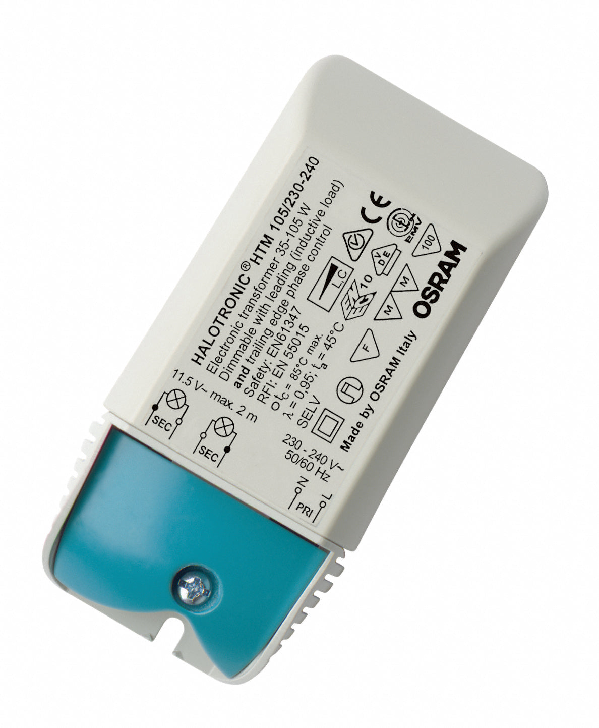 Trafo Elektronisk 12V AC HTM 35-105W