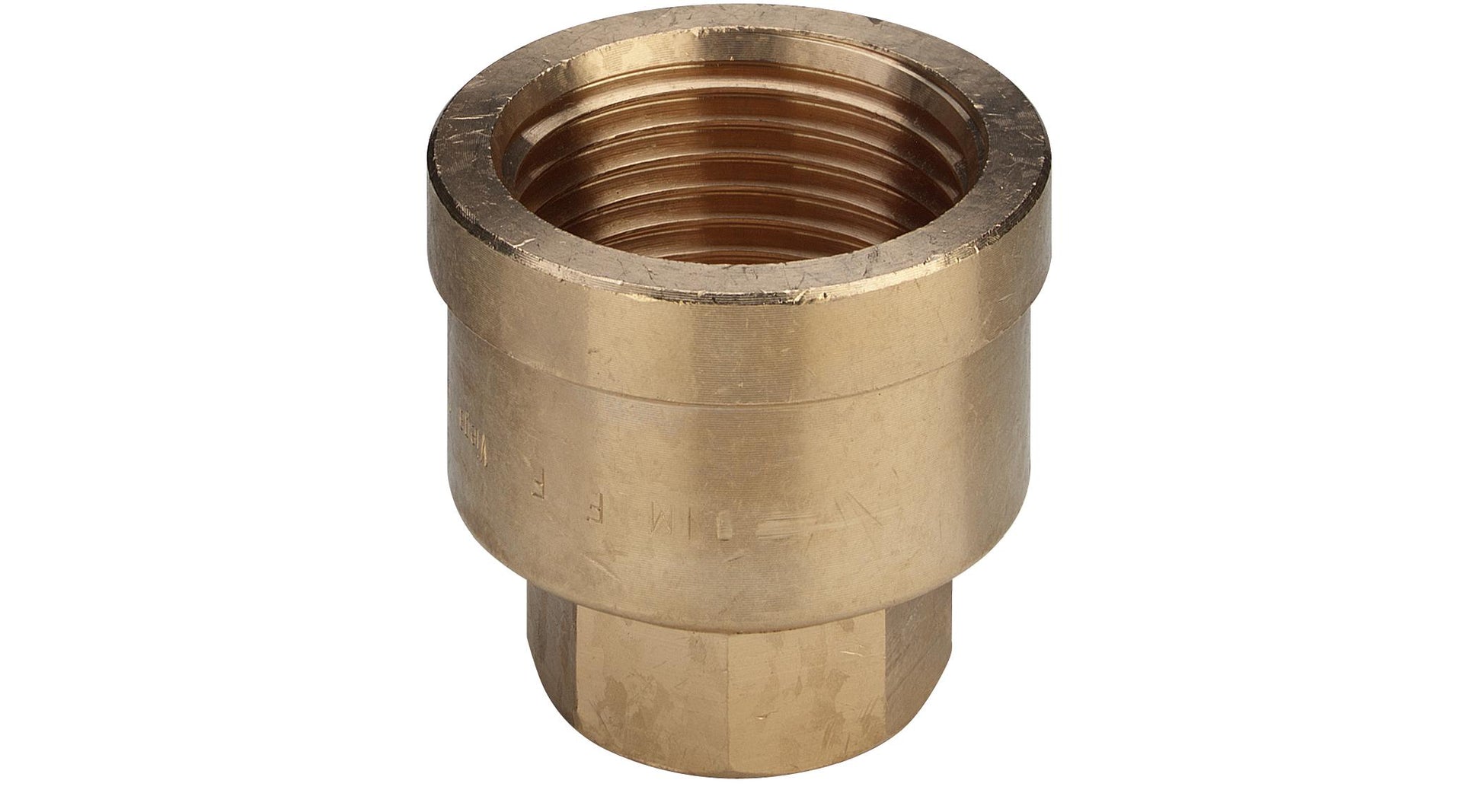 1/2" x 3/8" Form. muffe Rødgods Silicium Bronze