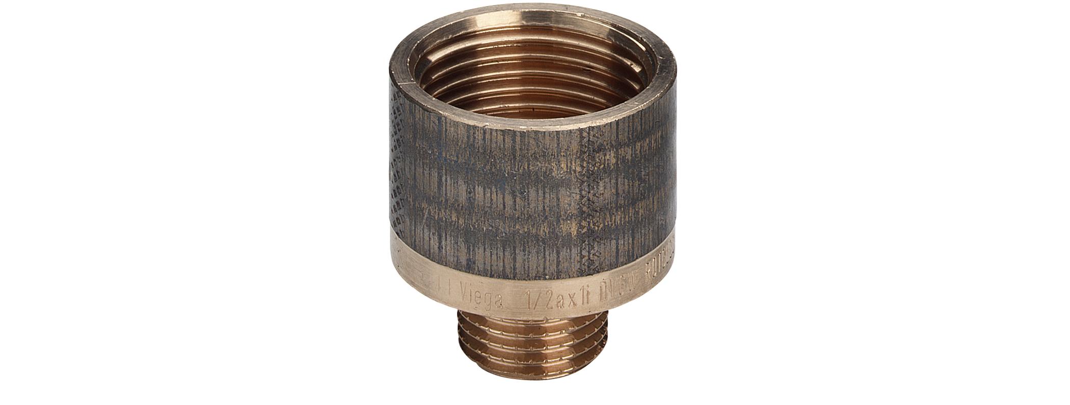 1" x 3/4" Spidsmuffe Rødgods Silicium Bronze