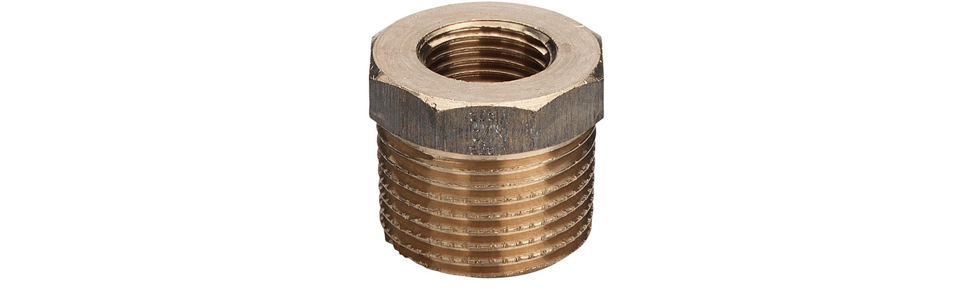 1.1/2" x 1" nippelmuffe, rødgods Silicium Bronze