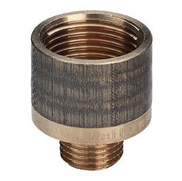1/2X3/8" Spidsmuffe Rødgods Silicium Bronze