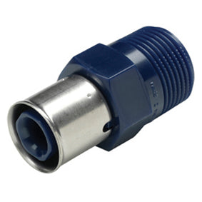 15 mm x 1/2" Overgang med nippel Tigris K2 Wavin
