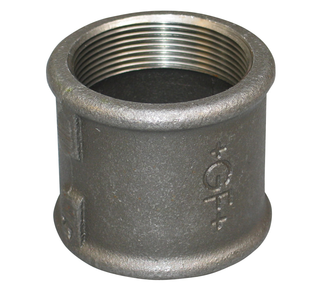 1.1/4" Sort randmuffe