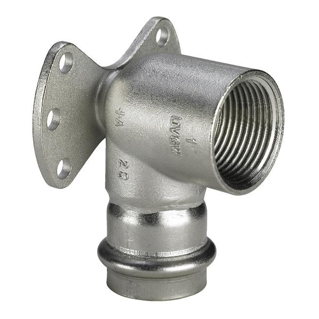 15 mm x 1/2" Dækvinkel Sanpress Inox