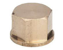 3/4" Slutmuffe Rødgods Silicium Bronze