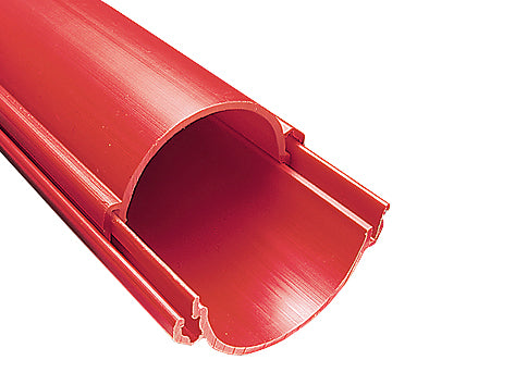 Kaczmarek 110 mm PE-kabelrør, 2-delt, 3 m, rød
