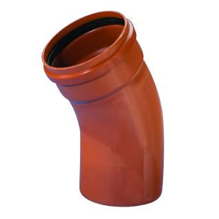 Wavin 315 mm 15 gr. PVC-kloakbøjning