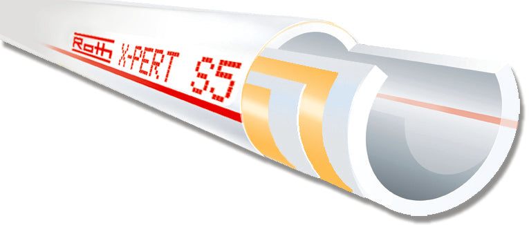 16 mm X-PERT S5 gulvvarmerør 90 mtr. Roth