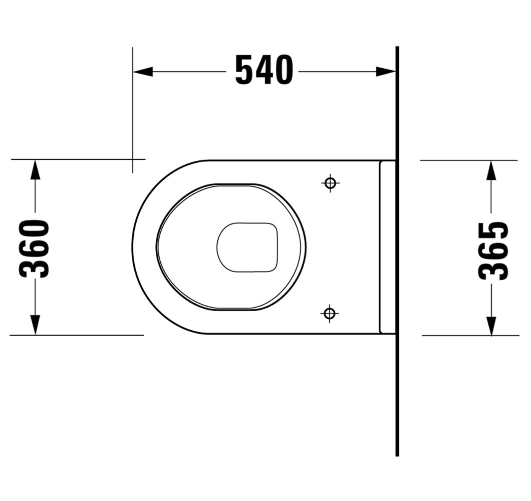 Duravit Starck 3 vægtoilet