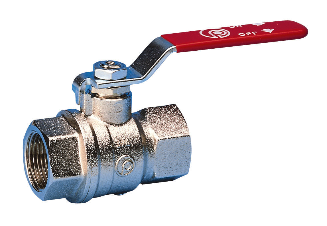 Pettinaroli 1/4" TEA kuglehane med standardgreb, muffe/muffe