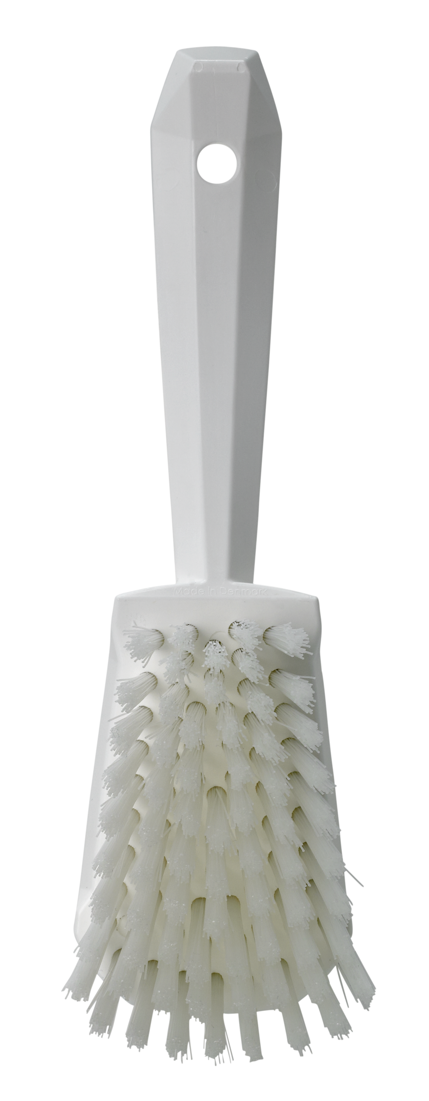 Håndbørste/spandebørste, stiv, hvid, 270 mm