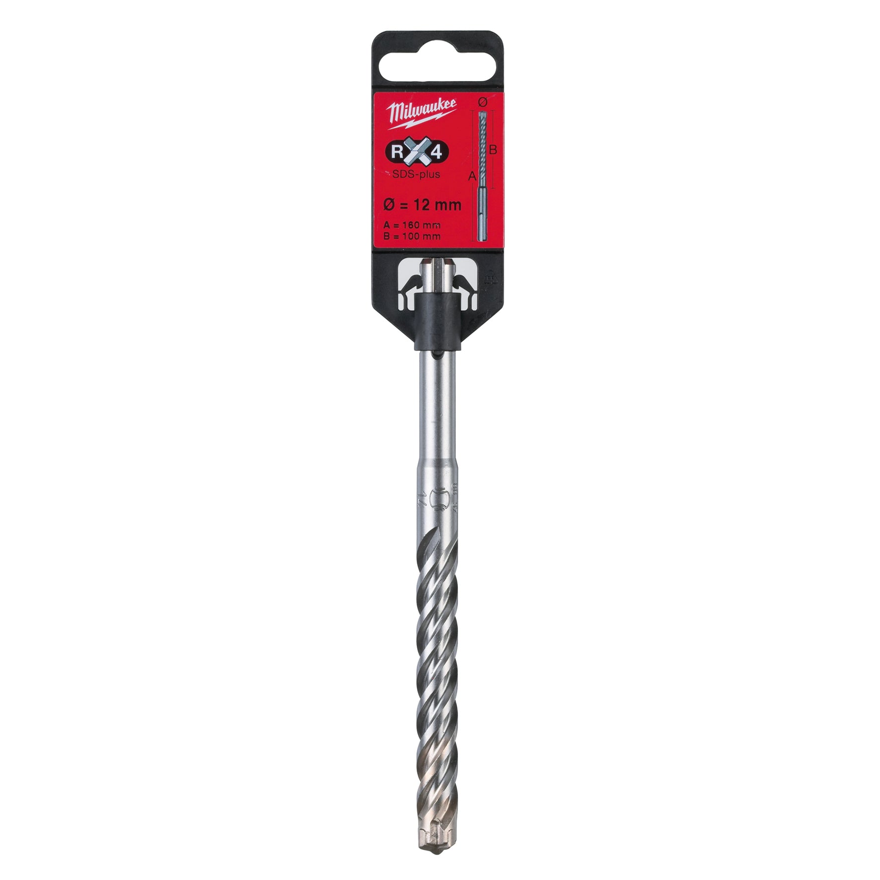 Milwaukee 4-skærs MX4 SDS-plus hammerbor 12x600 mm
