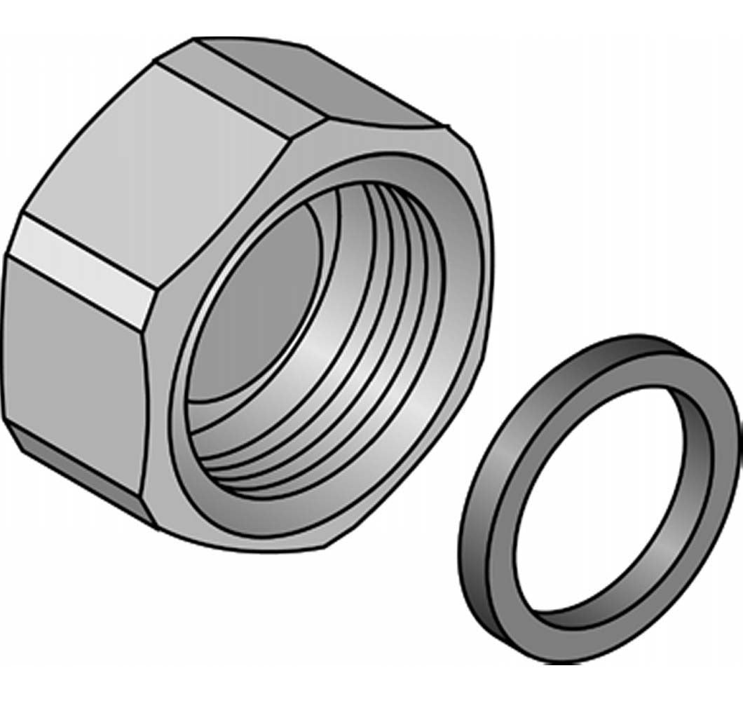 Uponor Uni-C slutmuffe S/SH PL G1"FT