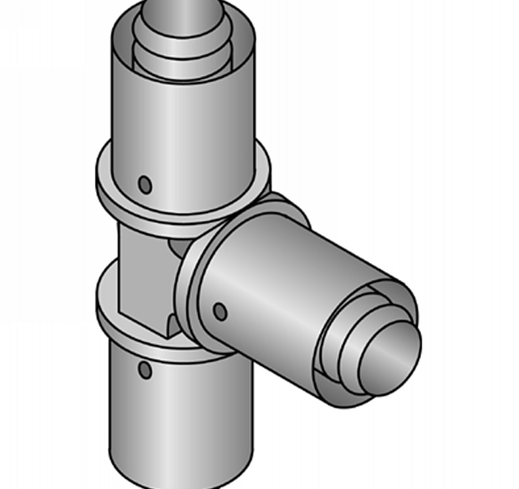 Uponor S-Press tee PPSU 25-25-25