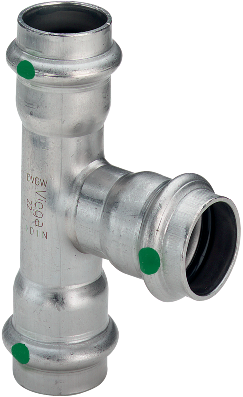 54 x 42 x 54 mm Sanpress Inox T-stykke