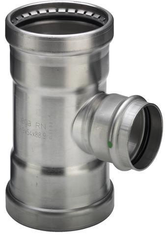 76,1 x 54 x 76,1 mm Sanpress Inox T-stykke