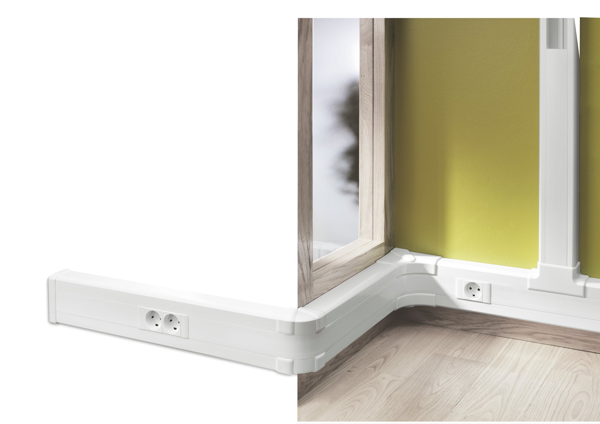 KANAL KLIKSYSTEM 50X105 HVID