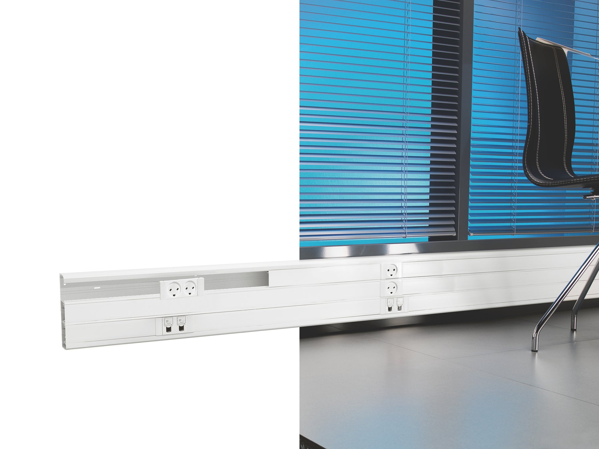 KANAL KLIKSYSTEM 50X180 HVID