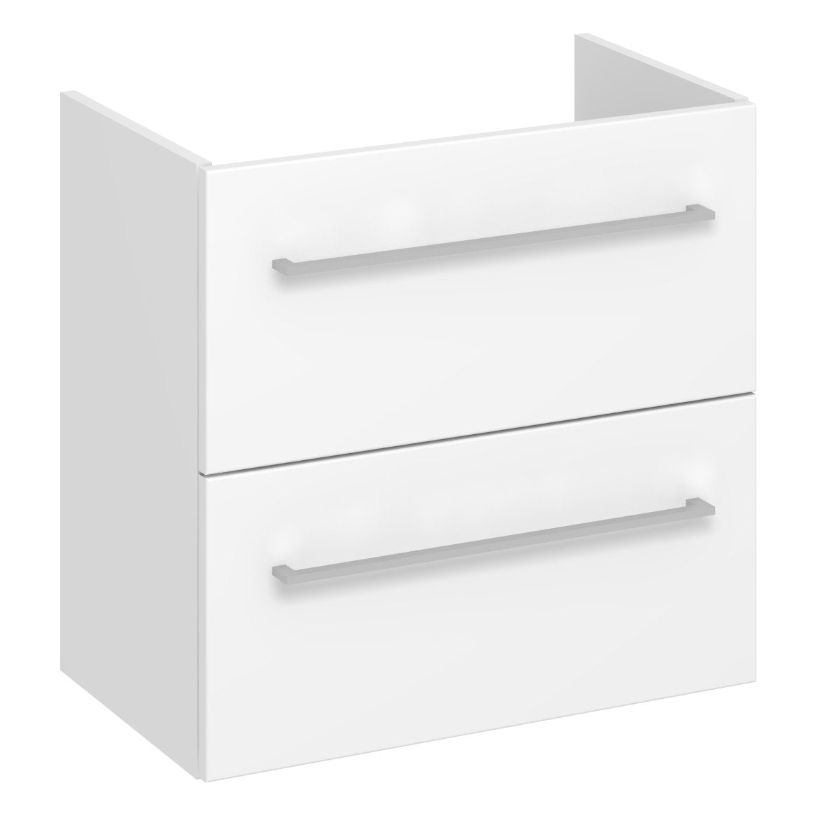 Dansani Mido Vaskeskab 2 skuffer og greb 58x60x35 cm hvid mat