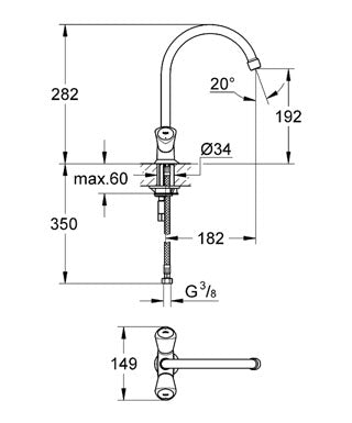 Grohe Costa Køkkenarmatur