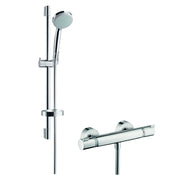 Hansgrohe Croma 100 Vario brusersæt m/Ecostat Comfort termostat, krom