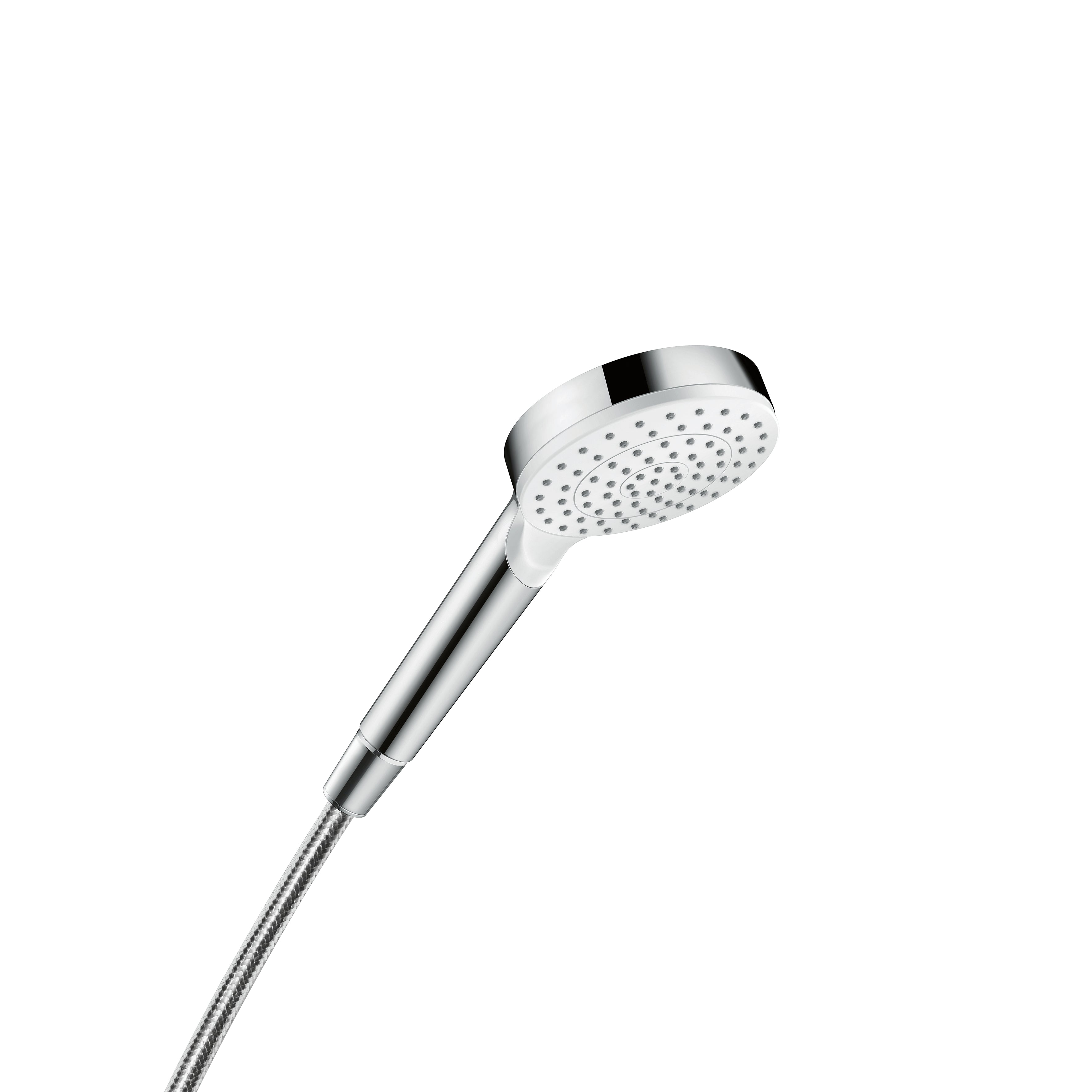 Hansgrohe Crometta håndbruser 1jet, hvid/krom