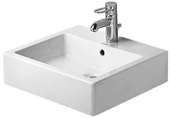 Duravit Vero vask 50 cm med hanehul og overløb