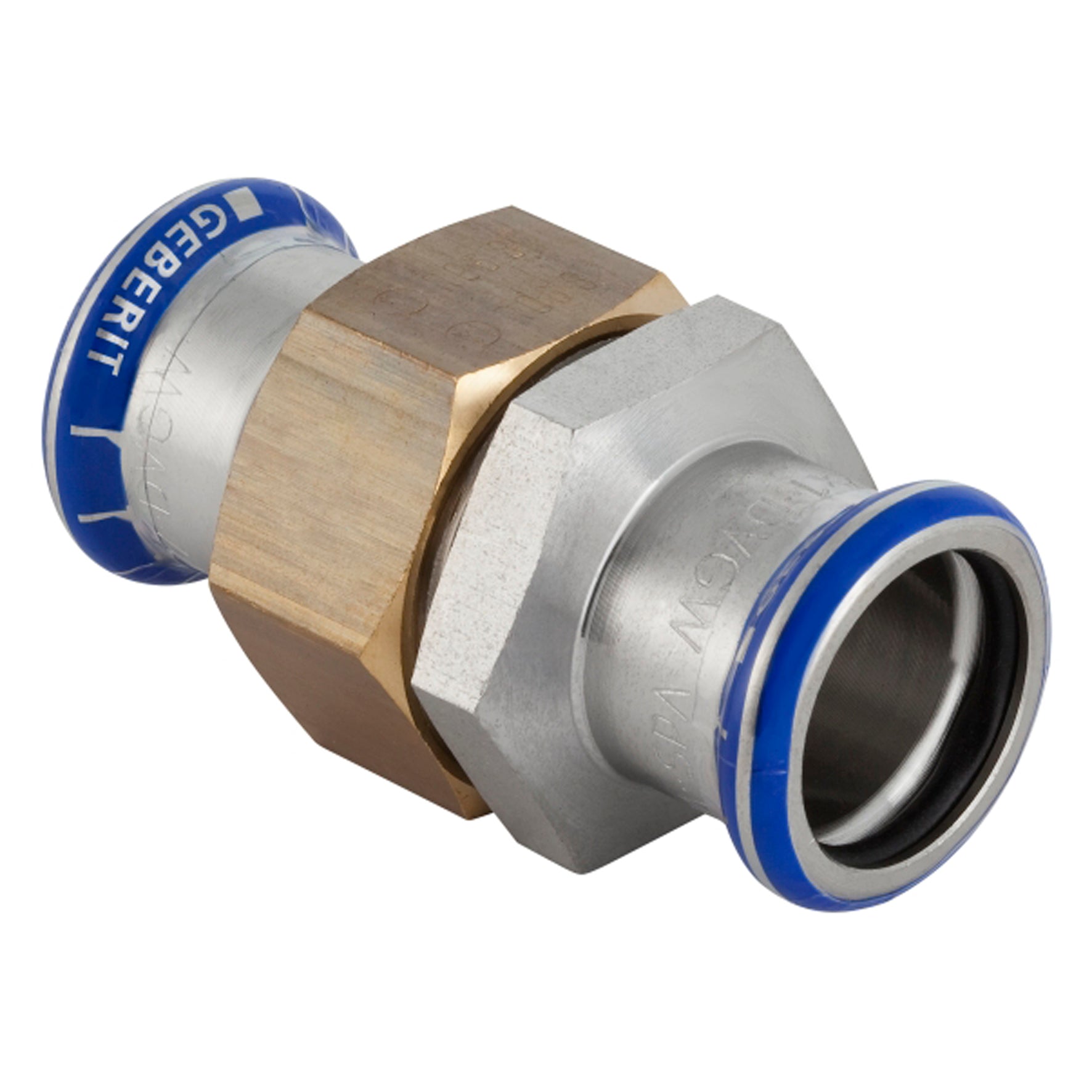 22mm union muf/muf Mapress RF/messing