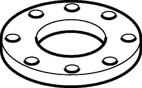 75 mm Flange løs sort PEH Geberit