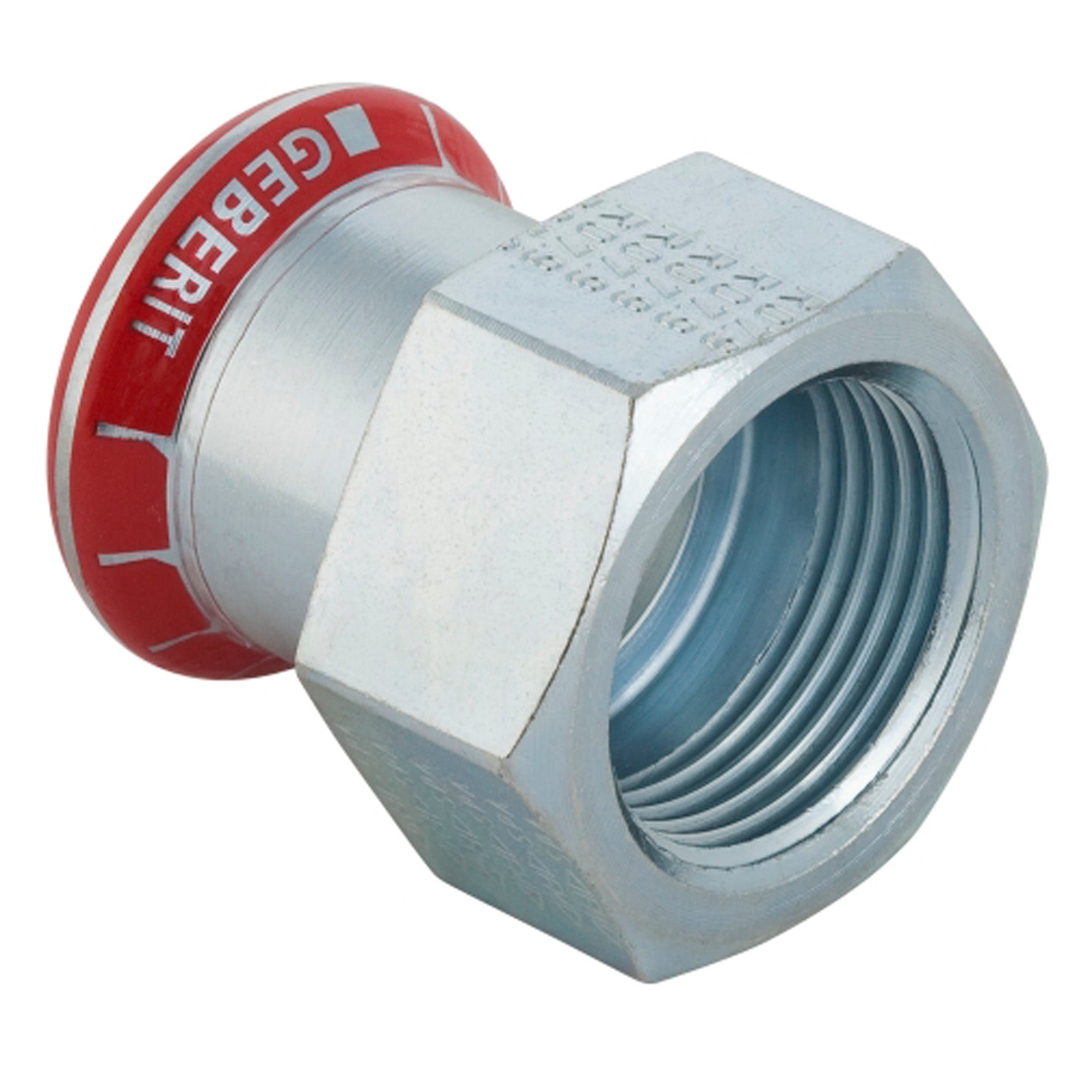 Geberit Mapress FZ Overgang 22mm x 1/2", muffe/muffe