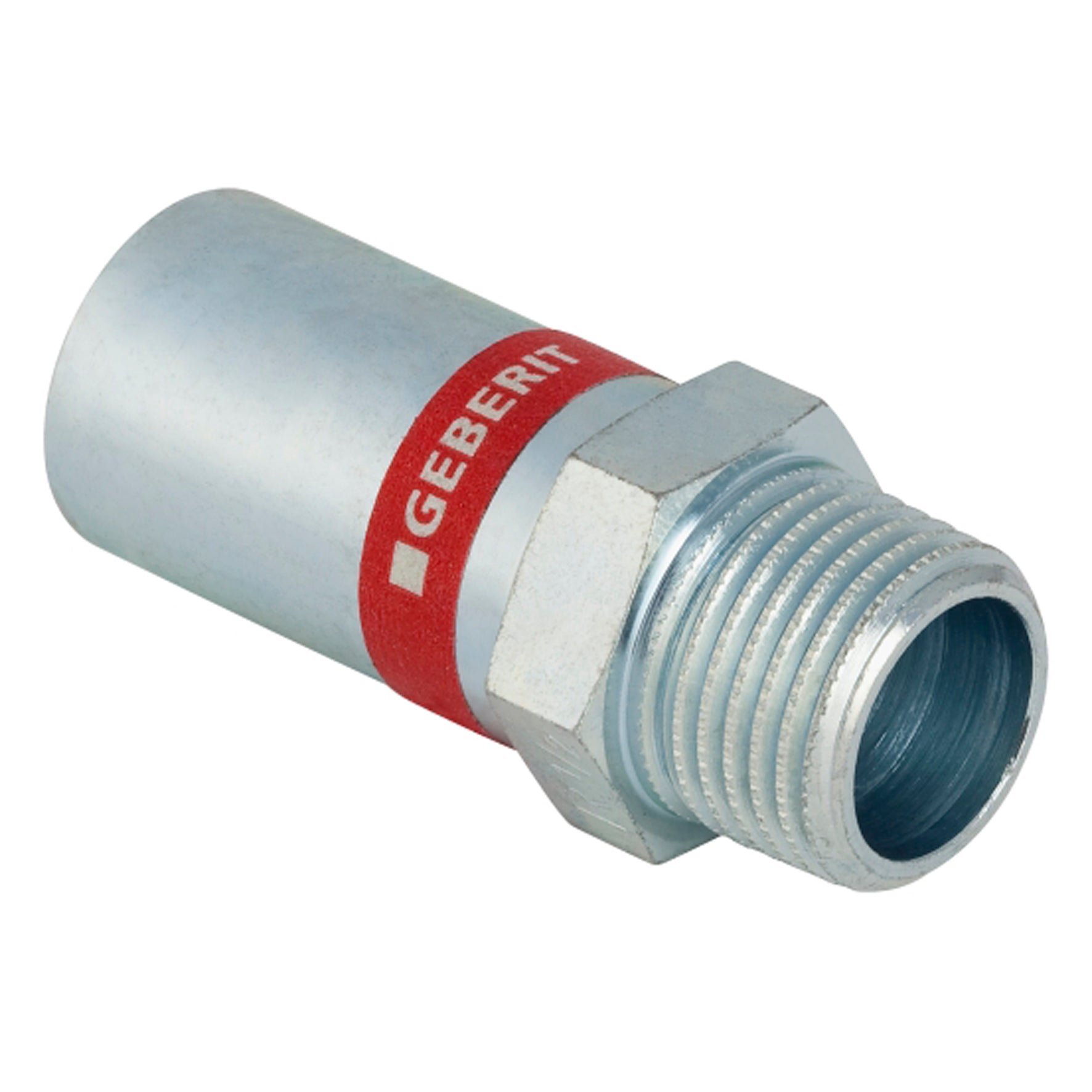 Geberit Mapress FZ Overgang 15mm x 1/2", nippel/nippel