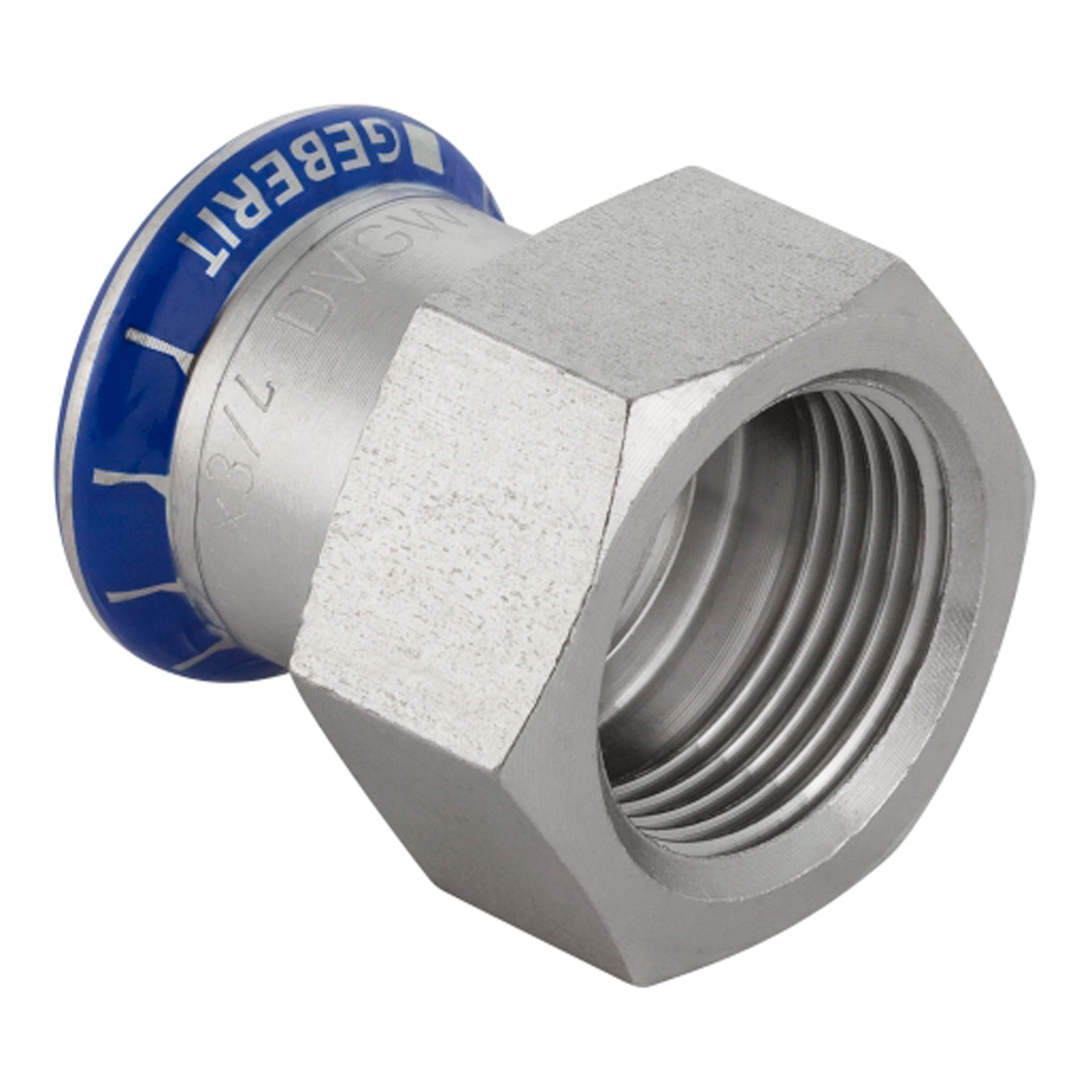 35mm x 1.1/4" overgang muf/muf Mapress RF