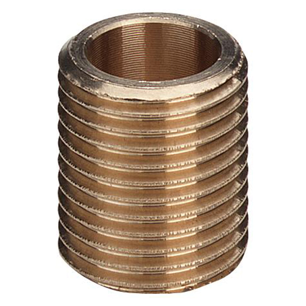 3/4" Nippelrør sammenskåren Rødgods Silicium Bronze