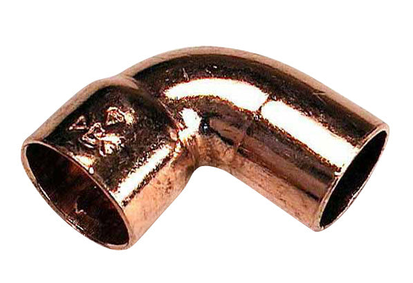15 mm Lodde vinkel med glat ende