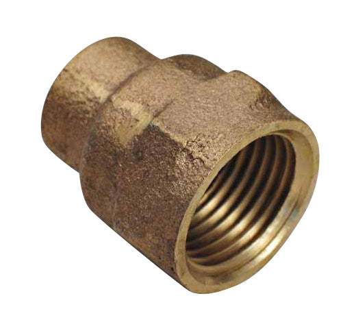 15 mm x 1/2" Lodde overgang muffe/muffe