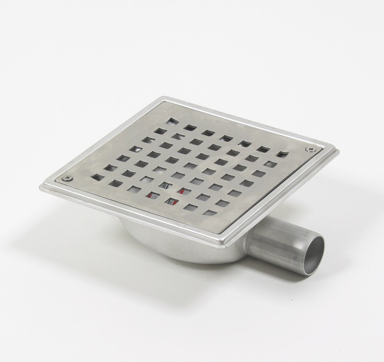 BLÜCHER 32 mm afløbsskål til beton, uden studs, vandret