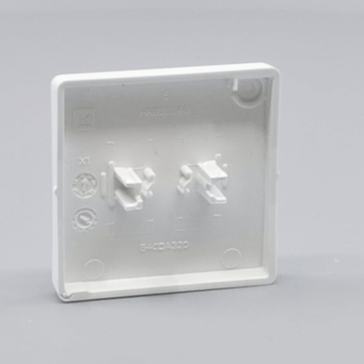 LK FUGA®afbryder 16A tangent 1 modul, hvid (ny type) (360° frame 12)