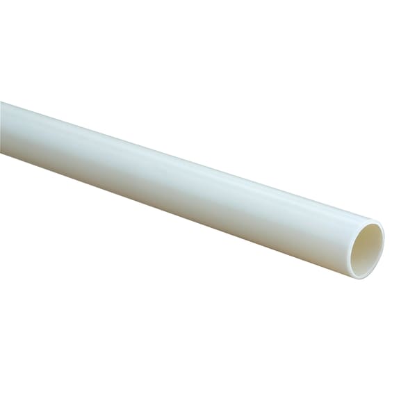 PLASTRØR 16 MM (5/8") GUL/HVID 4 METER