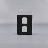 Afdækning for Fuga 1/2xRJ45 1½ modul kokgrå