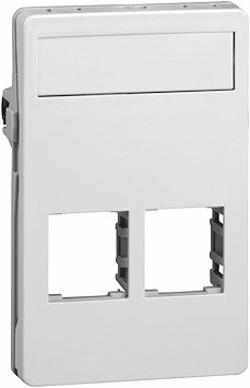 LK Fuga dataudtag til 2xActassi konnektor 1½m - hvid