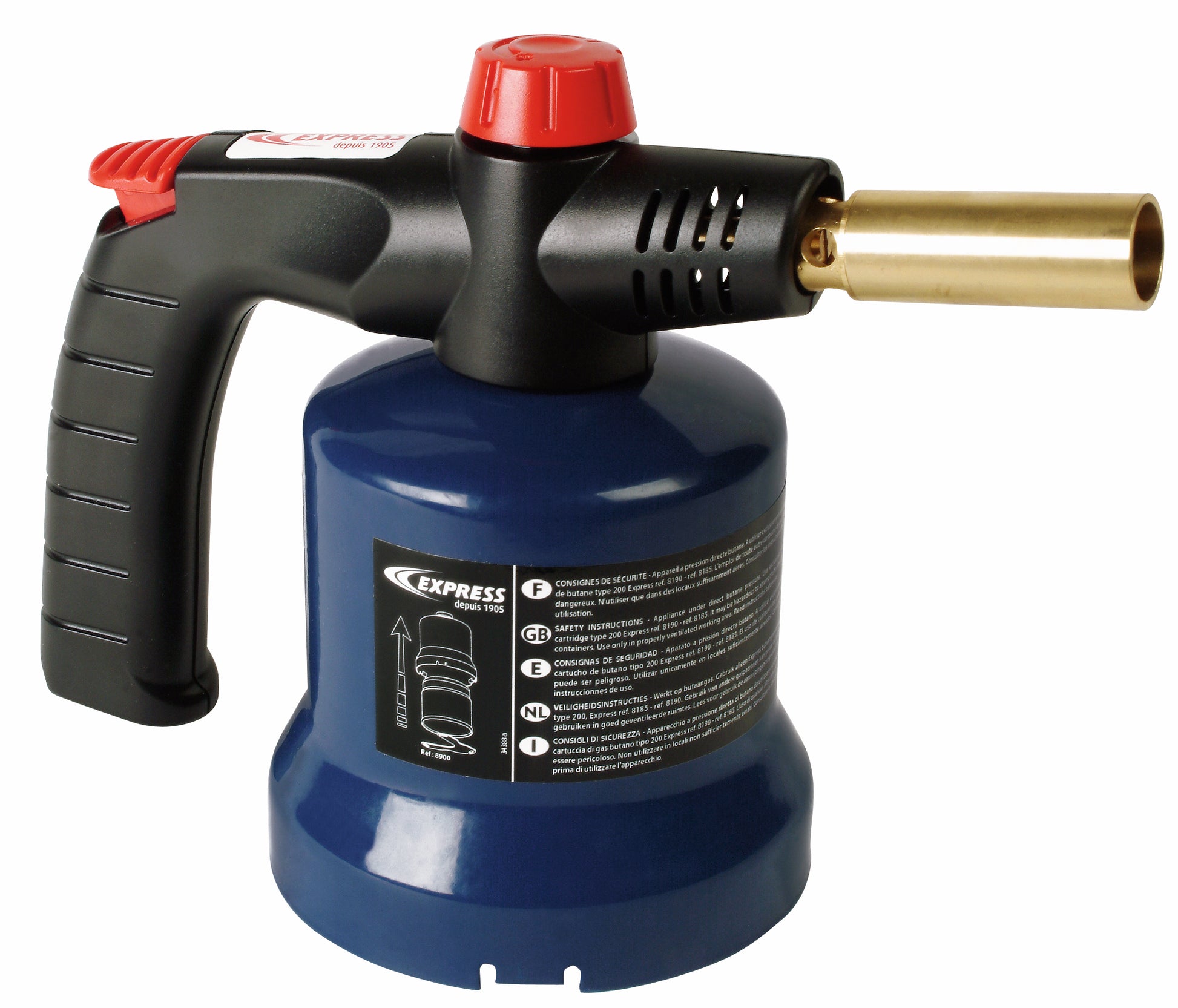 BLÆSELAMPE EXPRESS 8900 EX.GAS M/PIEZO