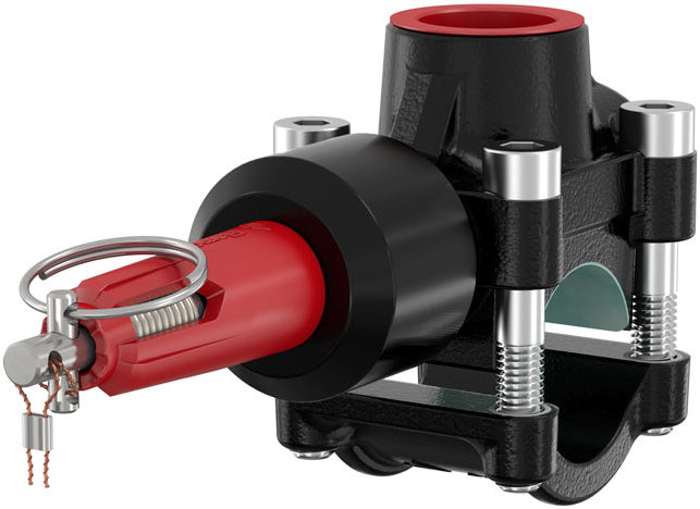 Flamco T-Plus 1.1/4"-1" Anboringstee, coated. 25 bar