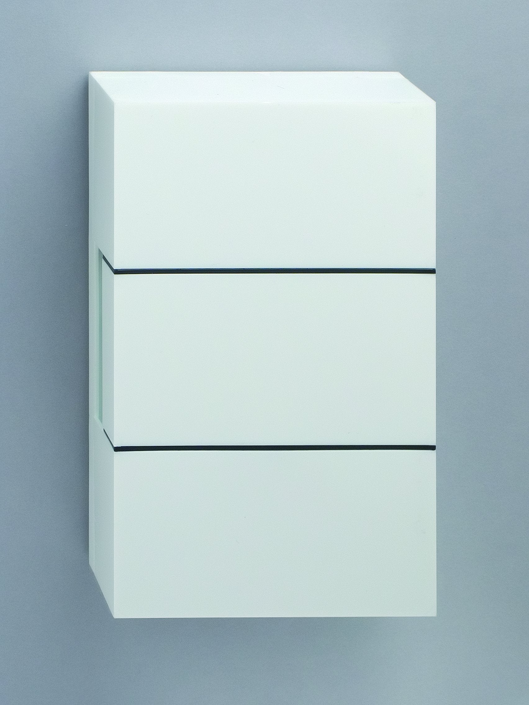 Ringeklokke Ding Dong m. 2 toner - hvid