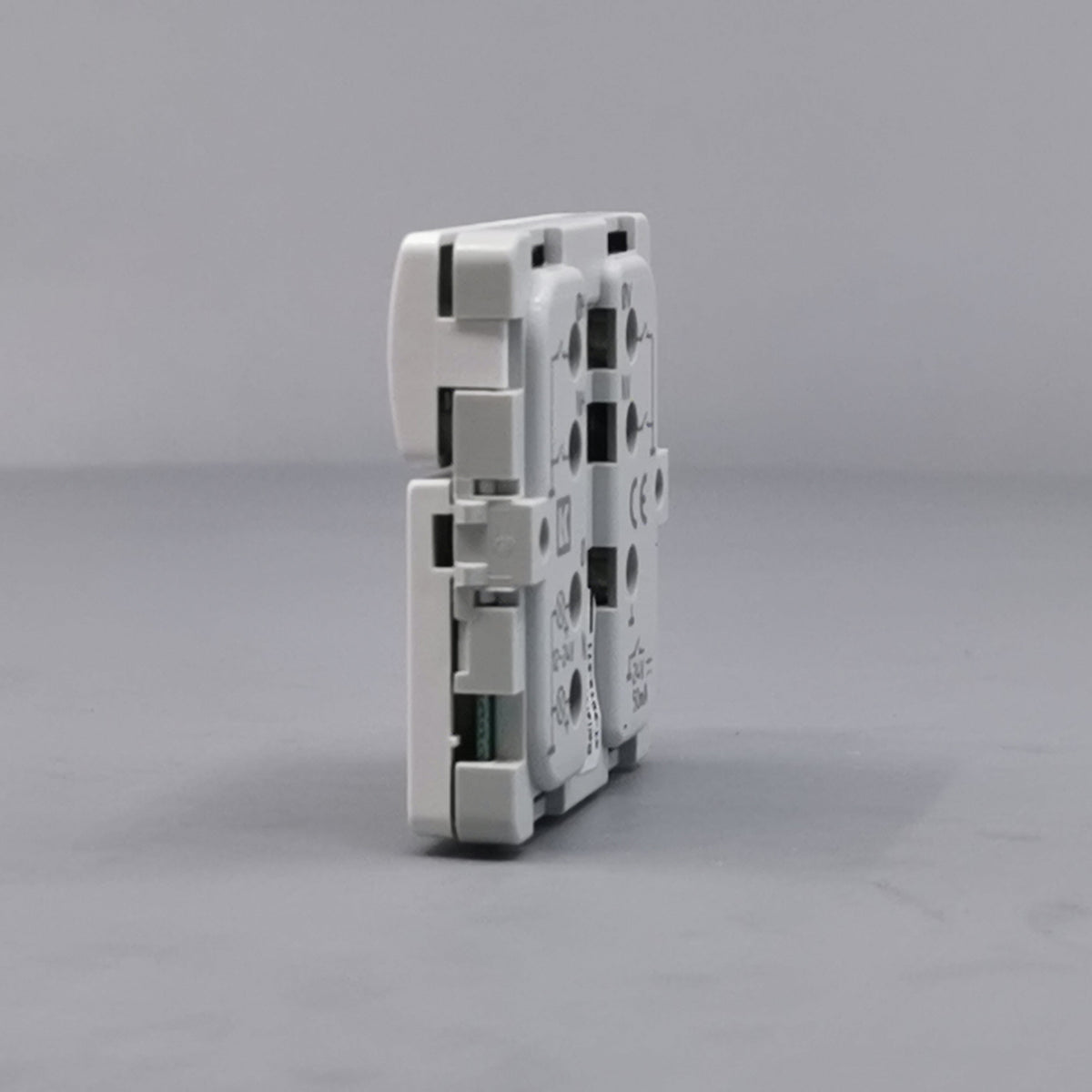 Fuga Svagstrømstryk 2 slutte og 1 lysdiode hvid (360° frame 8)