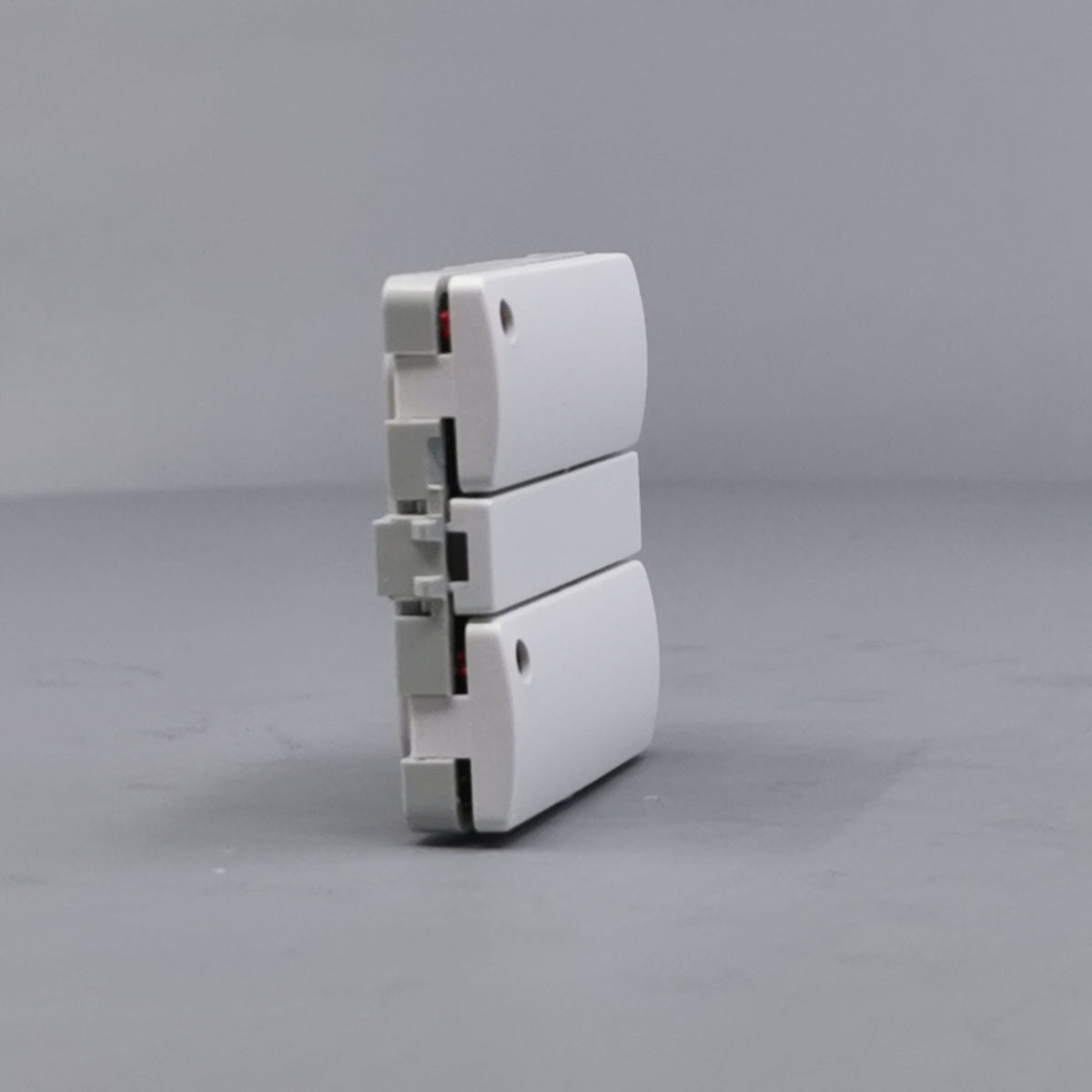 Fuga Svagstrømstryk 4 slutte og 2 lysdiode hvid (360° frame 20)