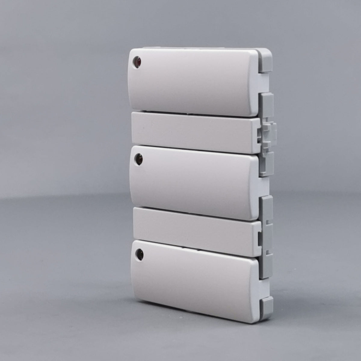 Fuga Svagstrømstryk 6 slutte og 3 lysdiode hvid (360° frame 4)